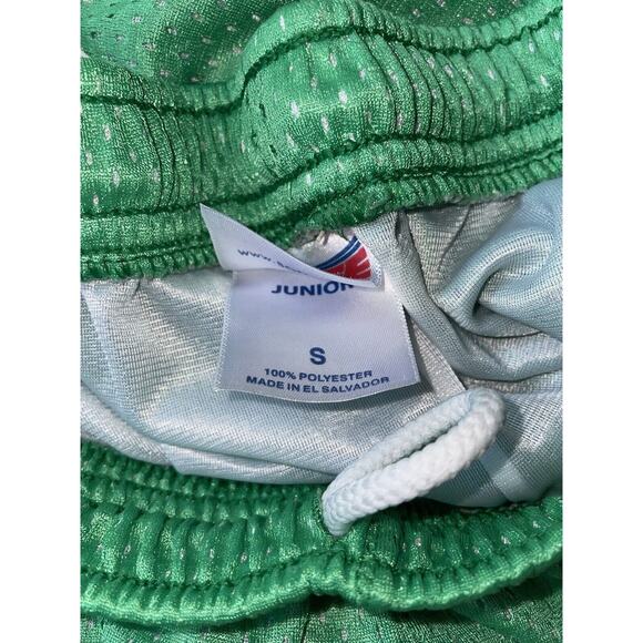 Soffe Juniors Sz. S Green ( Pink) Mesh Shorts. Great Shape - Picture 6 of 8